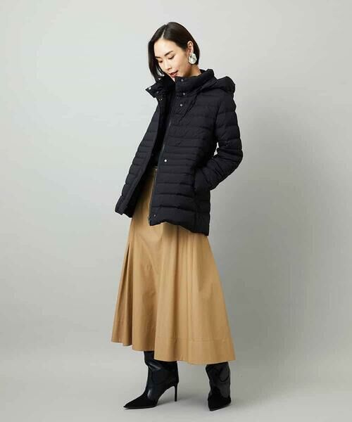 MICHEL KLEIN / ミッシェルクラン ロング・マキシ丈スカート | [セットアップ対応]ミリタリータックAラインスカート | 詳細20