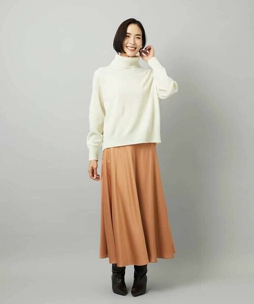 MICHEL KLEIN / ミッシェルクラン ロング・マキシ丈スカート | サテンマーメードスカート | 詳細10