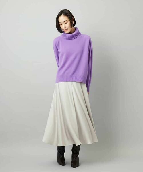 MICHEL KLEIN / ミッシェルクラン ロング・マキシ丈スカート | サテンマーメードスカート | 詳細30