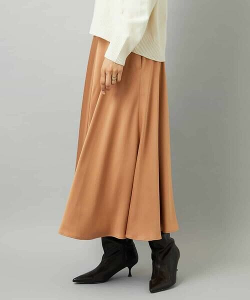 MICHEL KLEIN / ミッシェルクラン ロング・マキシ丈スカート | サテンマーメードスカート | 詳細8