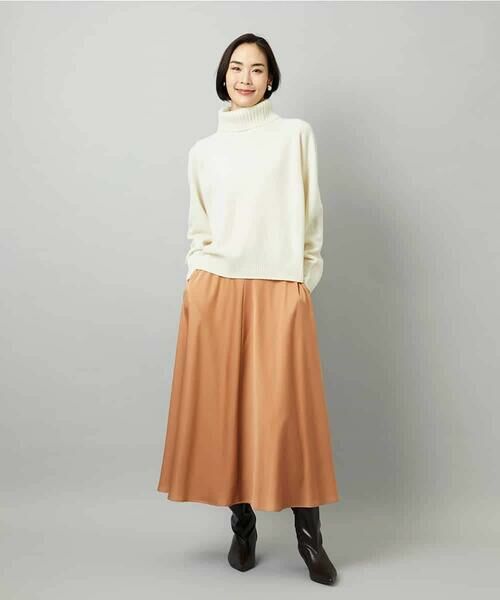 MICHEL KLEIN / ミッシェルクラン ロング・マキシ丈スカート | サテンマーメードスカート | 詳細9