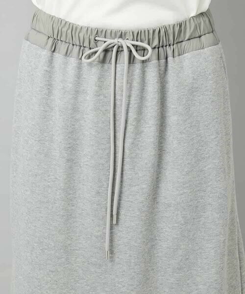 MICHEL KLEIN / ミッシェルクラン ロング・マキシ丈スカート | [セットアップ対応]ラメ裏毛ナロースカート | 詳細20