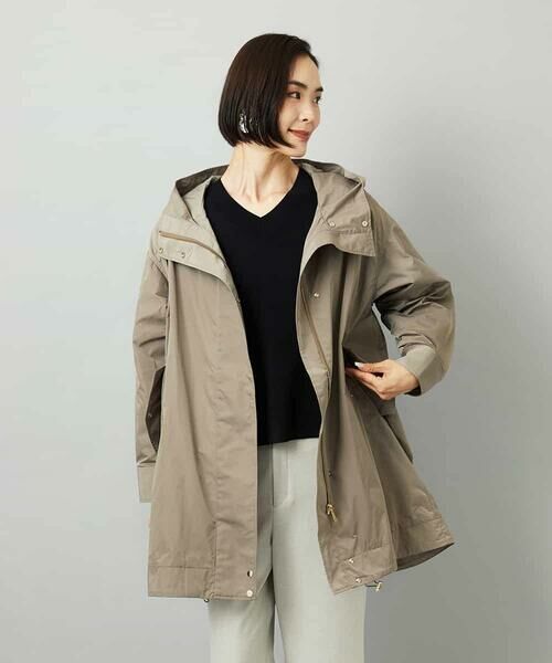 MICHEL KLEIN / ミッシェルクラン その他アウター | キルトライナー付きフードコート | 詳細11