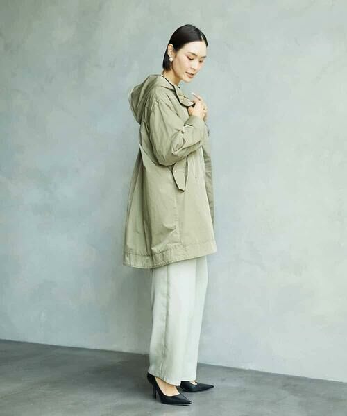 MICHEL KLEIN / ミッシェルクラン その他アウター | キルトライナー付きフードコート | 詳細4