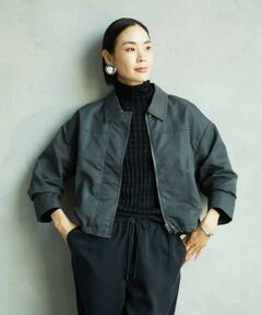 MICHEL KLEIN / ミッシェルクラン その他アウター | ステンカラーショートブルゾン