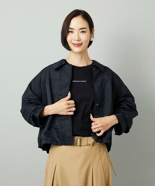 MICHEL KLEIN / ミッシェルクラン その他アウター | ステンカラーショートブルゾン | 詳細11