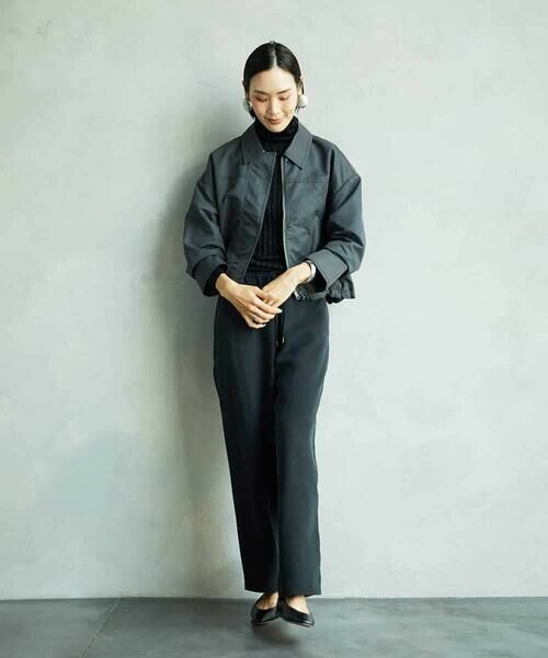 MICHEL KLEIN / ミッシェルクラン その他アウター | ステンカラーショートブルゾン | 詳細2