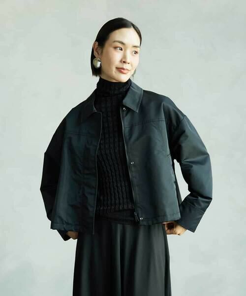 MICHEL KLEIN / ミッシェルクラン その他アウター | ステンカラーショートブルゾン | 詳細5