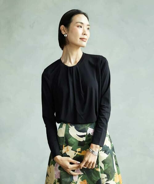 MICHEL KLEIN / ミッシェルクラン カットソー | ボウタイ風ブラウソー | 詳細10