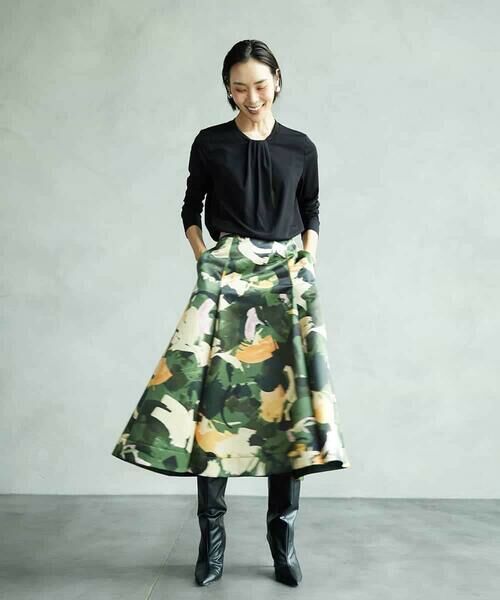 MICHEL KLEIN / ミッシェルクラン カットソー | ボウタイ風ブラウソー | 詳細12