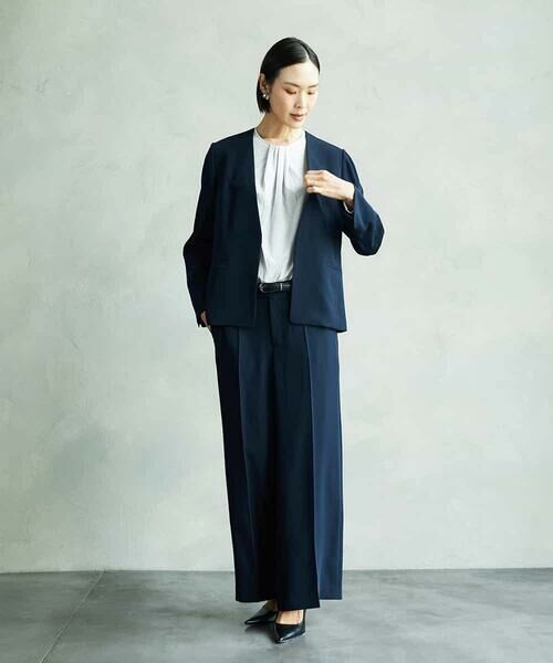 MICHEL KLEIN / ミッシェルクラン カットソー | ボウタイ風ブラウソー | 詳細4