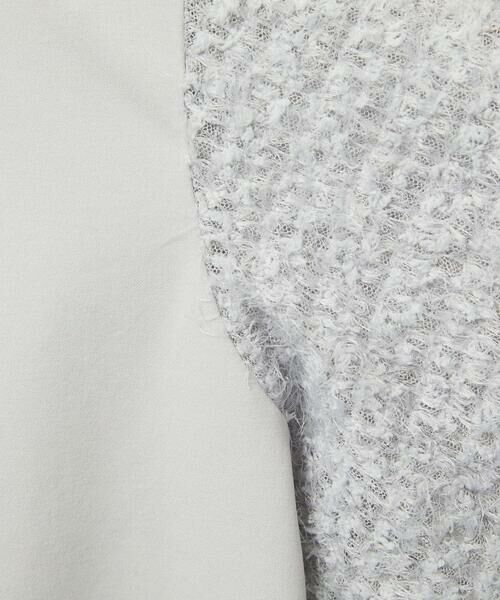 MICHEL KLEIN / ミッシェルクラン カットソー | パフスリーブ異素材カットソー | 詳細1