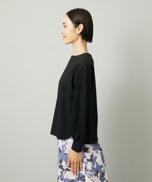 MICHEL KLEIN / ミッシェルクラン カットソー | パフスリーブ異素材カットソー | 詳細28