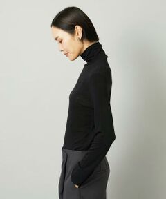 MICHEL KLEIN / ミッシェルクラン カットソー | ［レイヤードにおすすめ］シアーハイネックカットソー