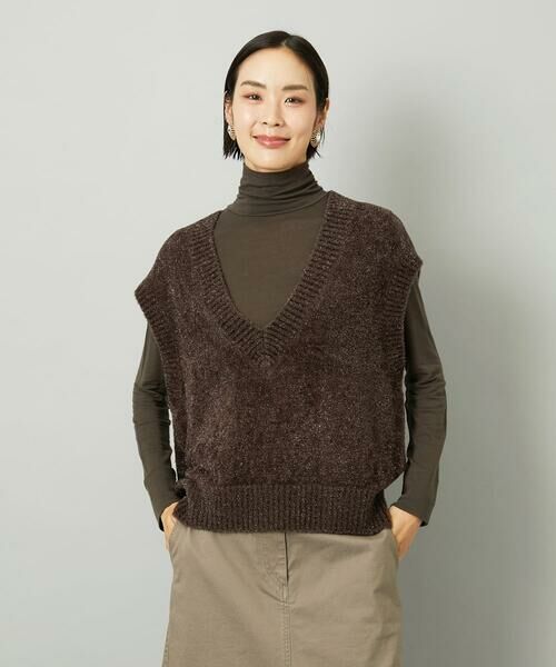 MICHEL KLEIN / ミッシェルクラン カットソー | ［レイヤードにおすすめ］シアーハイネックカットソー | 詳細18