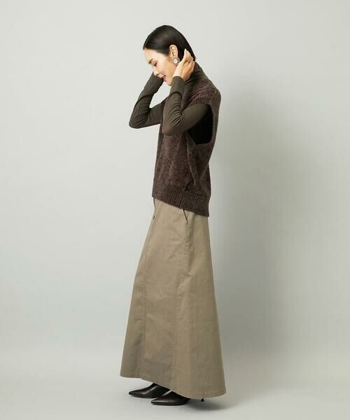 MICHEL KLEIN / ミッシェルクラン カットソー | ［レイヤードにおすすめ］シアーハイネックカットソー | 詳細20