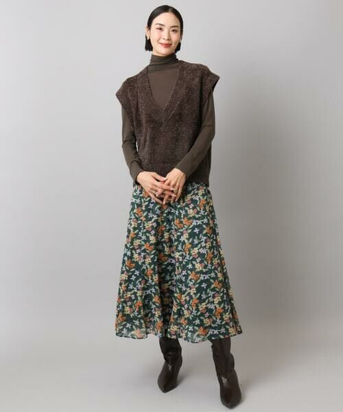 MICHEL KLEIN / ミッシェルクラン カットソー | ［レイヤードにおすすめ］シアーハイネックカットソー | 詳細23