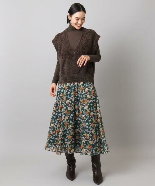 MICHEL KLEIN / ミッシェルクラン カットソー | ［レイヤードにおすすめ］シアーハイネックカットソー | 詳細24