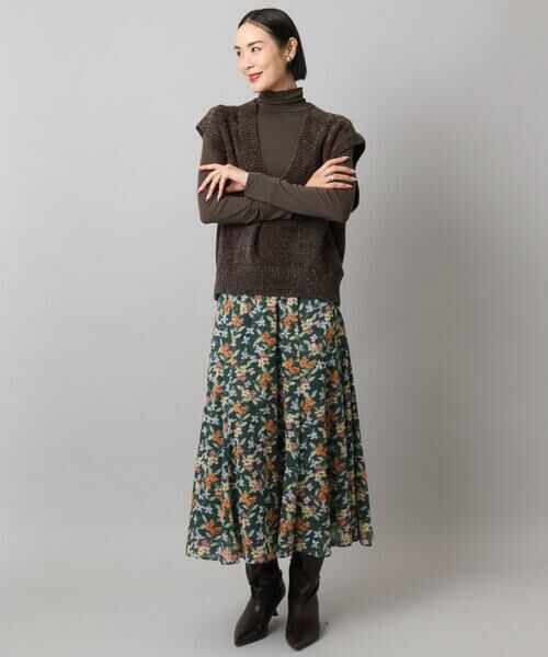 MICHEL KLEIN / ミッシェルクラン カットソー | ［レイヤードにおすすめ］シアーハイネックカットソー | 詳細25