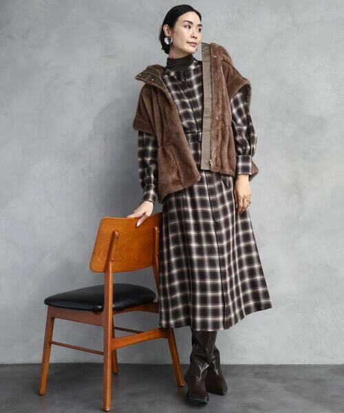 MICHEL KLEIN / ミッシェルクラン カットソー | ［レイヤードにおすすめ］シアーハイネックカットソー | 詳細30