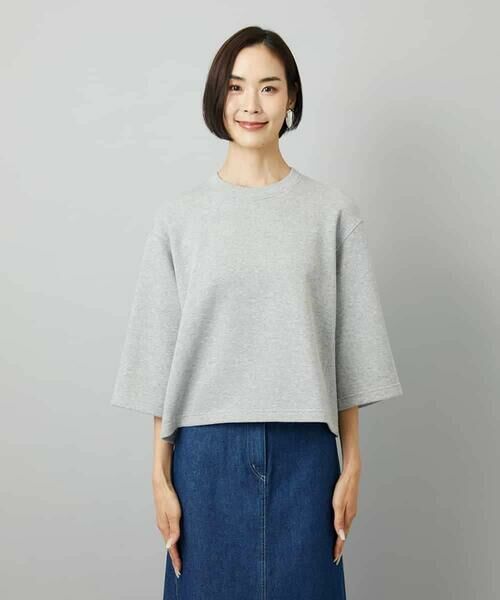 MICHEL KLEIN / ミッシェルクラン カットソー | [セットアップ対応]ラメ裏毛プルオーバー | 詳細12