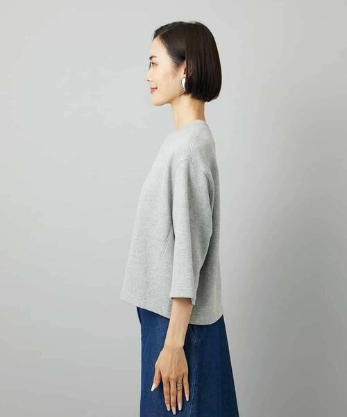 MICHEL KLEIN / ミッシェルクラン カットソー | [セットアップ対応]ラメ裏毛プルオーバー | 詳細13