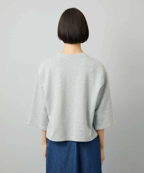 MICHEL KLEIN / ミッシェルクラン カットソー | [セットアップ対応]ラメ裏毛プルオーバー | 詳細14