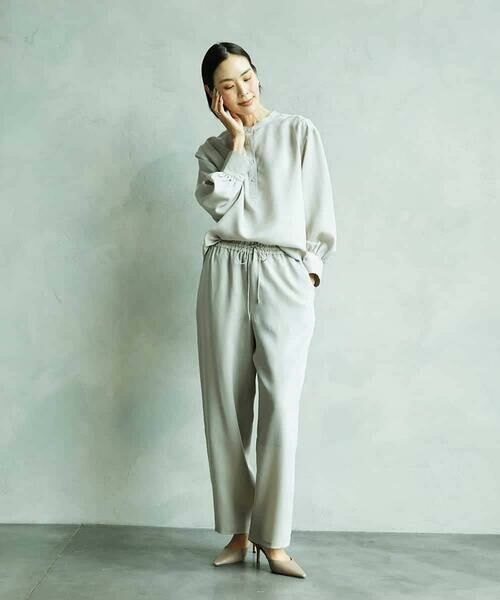 MICHEL KLEIN / ミッシェルクラン チノ・ワークパンツ | [セットアップ対応]コージーパンツ | 詳細2