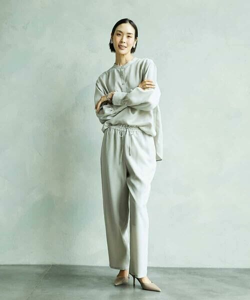 MICHEL KLEIN / ミッシェルクラン チノ・ワークパンツ | [セットアップ対応]コージーパンツ | 詳細3