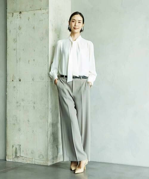 MICHEL KLEIN / ミッシェルクラン その他パンツ | [セットアップ対応]ワイドパンツ | 詳細22