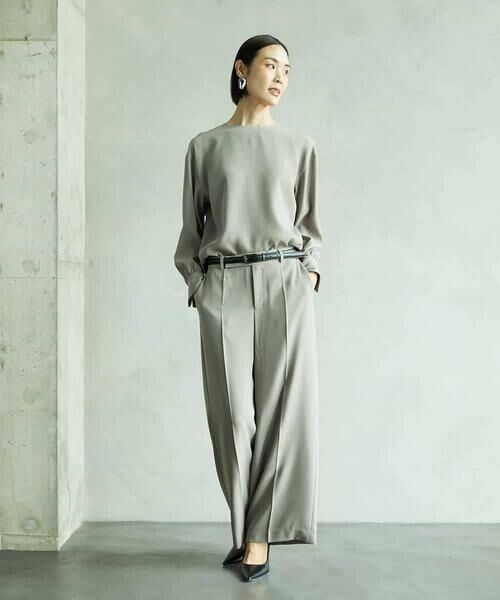 MICHEL KLEIN / ミッシェルクラン その他パンツ | [セットアップ対応]ワイドパンツ | 詳細26