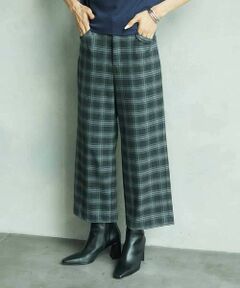 MICHEL KLEIN / ミッシェルクラン その他パンツ | [定番人気]ストレッチ裏起毛ワイドパンツ