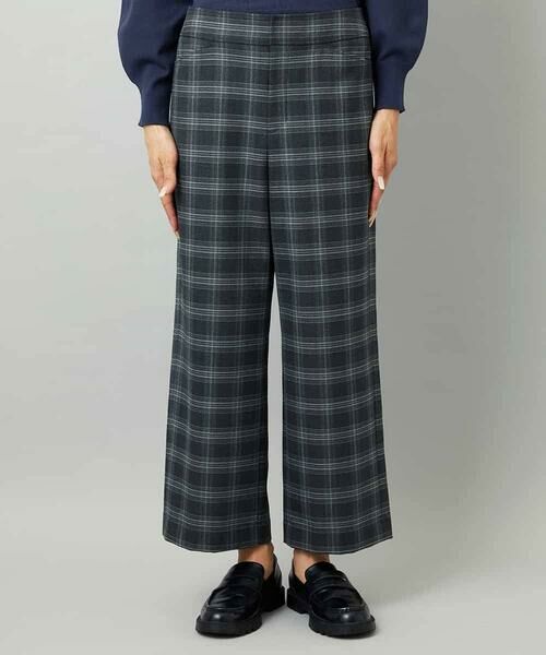 MICHEL KLEIN / ミッシェルクラン その他パンツ | [定番人気]ストレッチ裏起毛ワイドパンツ | 詳細23