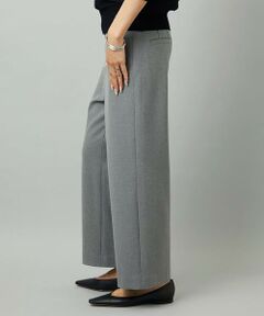 MICHEL KLEIN / ミッシェルクラン その他パンツ | ［定番人気/新色追加］裏起毛ワイドクロップドパンツ(機能素材)