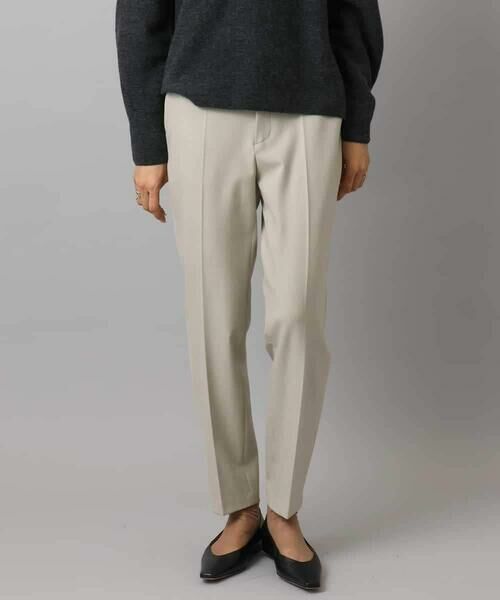 MICHEL KLEIN / ミッシェルクラン その他パンツ | ［定番素材］裏起毛ストレッチテーパードパンツ(機能素材) | 詳細11