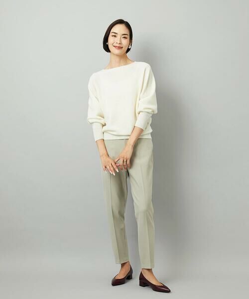 MICHEL KLEIN / ミッシェルクラン その他パンツ | ［定番素材］裏起毛ストレッチテーパードパンツ(機能素材) | 詳細20