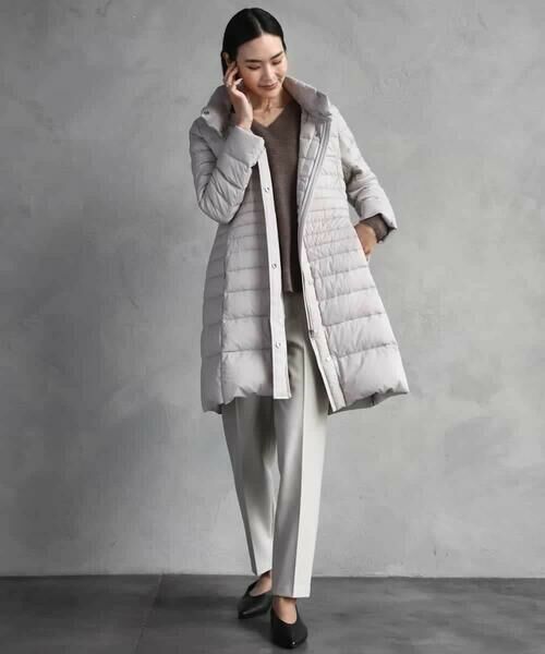 MICHEL KLEIN / ミッシェルクラン その他パンツ | ［定番素材］裏起毛ストレッチテーパードパンツ(機能素材) | 詳細7