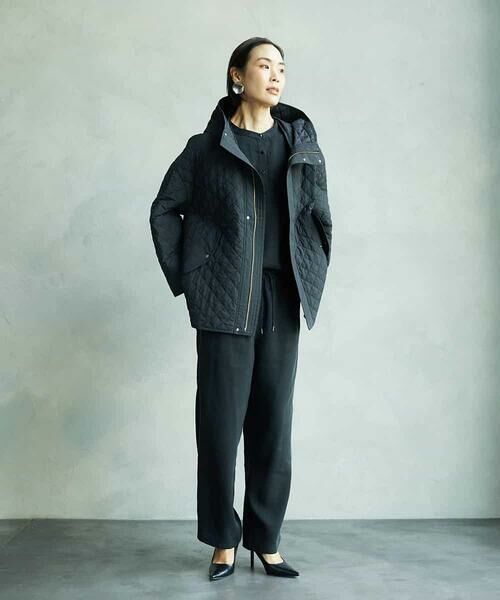 MICHEL KLEIN / ミッシェルクラン その他アウター | オーバーサイズフードキルティングコート | 詳細2