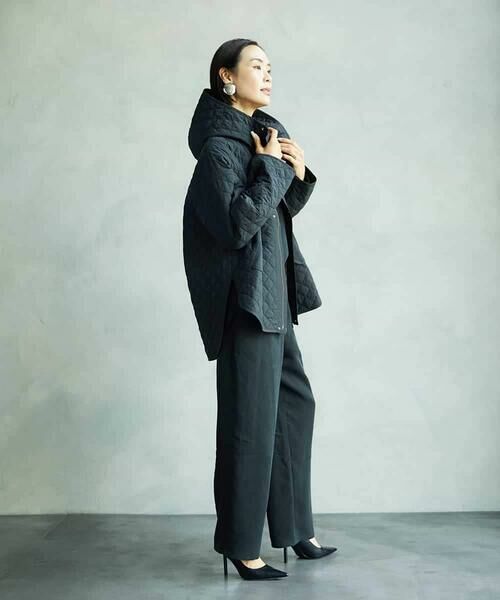 MICHEL KLEIN / ミッシェルクラン その他アウター | オーバーサイズフードキルティングコート | 詳細3