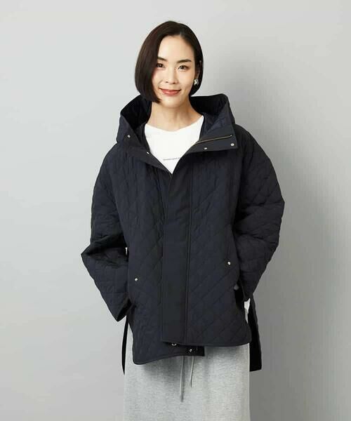 MICHEL KLEIN / ミッシェルクラン その他アウター | オーバーサイズフードキルティングコート | 詳細4