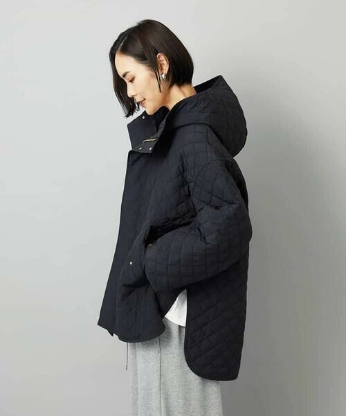 MICHEL KLEIN / ミッシェルクラン その他アウター | オーバーサイズフードキルティングコート | 詳細5