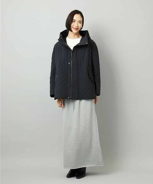 MICHEL KLEIN / ミッシェルクラン その他アウター | オーバーサイズフードキルティングコート | 詳細6