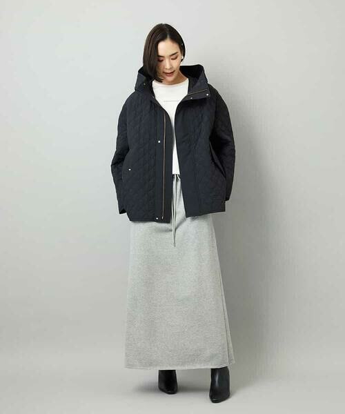 MICHEL KLEIN / ミッシェルクラン その他アウター | オーバーサイズフードキルティングコート | 詳細7