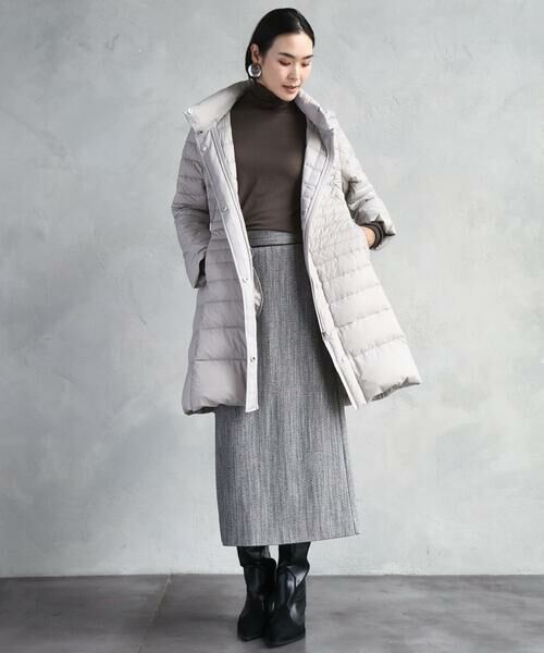 MICHEL KLEIN / ミッシェルクラン ダウンジャケット・ベスト | [定番人気]2WAYストレッチダウンミドルコート | 詳細6