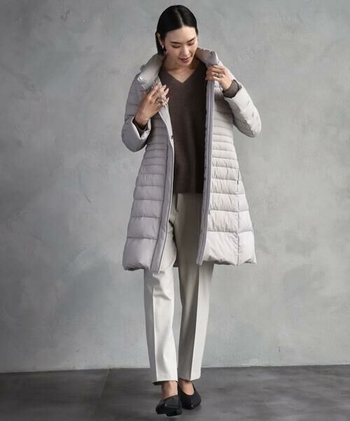 MICHEL KLEIN / ミッシェルクラン ダウンジャケット・ベスト | [定番人気]2WAYストレッチダウンミドルコート | 詳細8