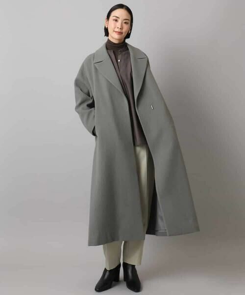 MICHEL KLEIN / ミッシェルクラン シャツ・ブラウス | シアーAラインブラウス | 詳細20