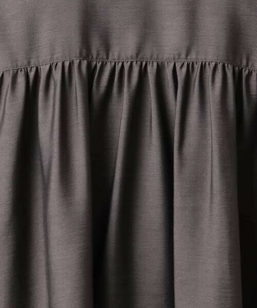 MICHEL KLEIN / ミッシェルクラン シャツ・ブラウス | シアーAラインブラウス | 詳細24