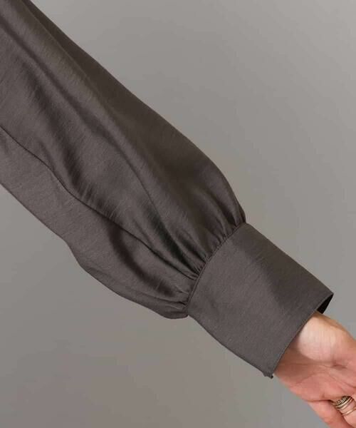 MICHEL KLEIN / ミッシェルクラン シャツ・ブラウス | シアーAラインブラウス | 詳細26