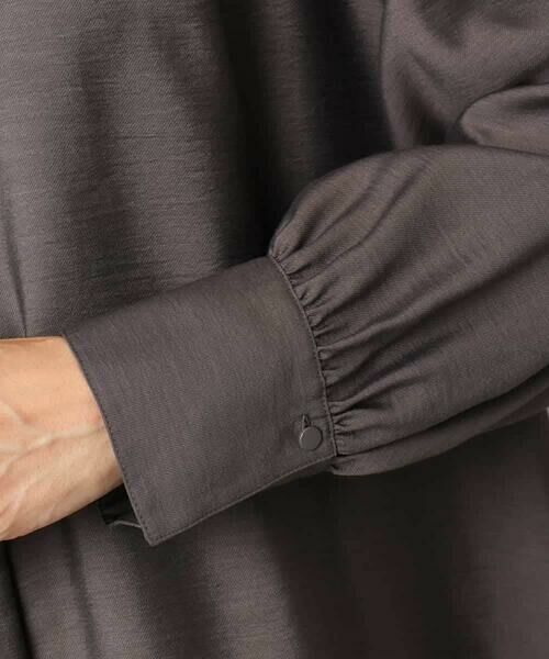 MICHEL KLEIN / ミッシェルクラン シャツ・ブラウス | シアーAラインブラウス | 詳細28