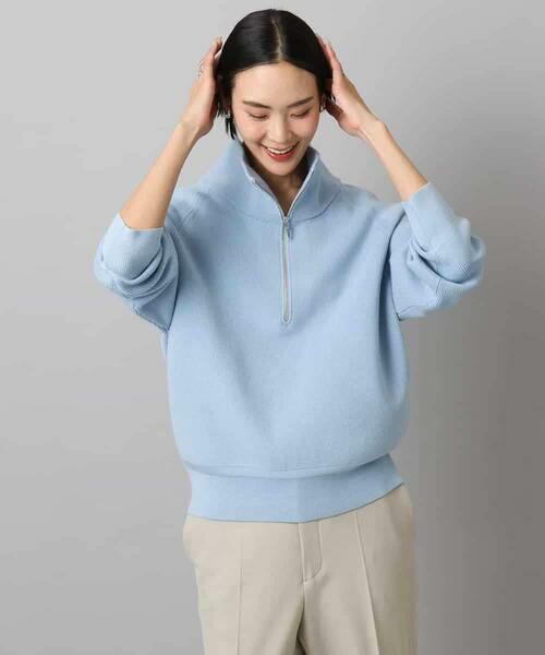 MICHEL KLEIN / ミッシェルクラン ニット・セーター | ハーフジップニット | 詳細14